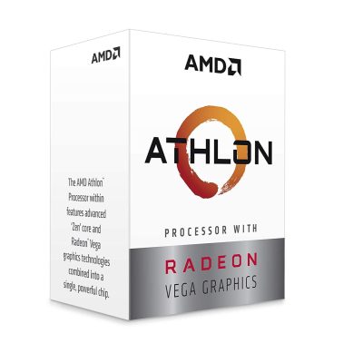 AMD Athlon 3000G with Radeon Vega 3 Graphics Desktop Processor AM4 Socket