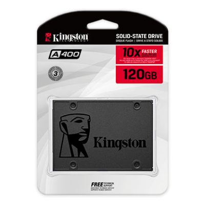 Kingston A400 120GB Internal SSD (SA400S37/120G) | 3 Year Warranty
