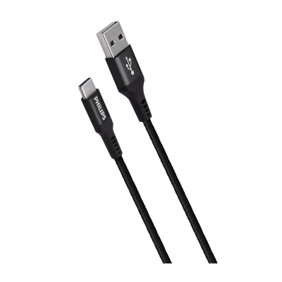 USB A to USB C Charging Braided Cable USB 2.0 Length 2m