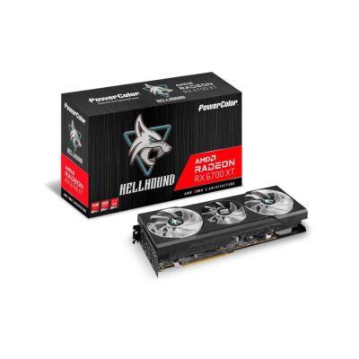 PowerColor Hellhound AMD Radeon RX 6700 XT Gaming 12GB GDDR6 192-bit Graphics Card (Pre-Owned)